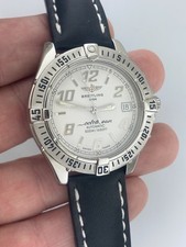 Breitling 38mm A17350 Colt Ocean 500m Automatic Date Steel White Dial MINT Diver 7