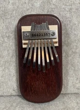 MOUNTAIN MELODIES 8 KEY  THUMB PIANO CEDAR BOARD DIATONIC MUSICAL INSTRUMENT