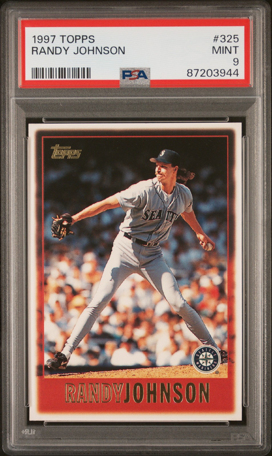 1997 TOPPS #325 RANDY JOHNSON PSA 9