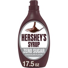 Zero Sugar Chocolate Syrup Bottle 17.5 oz Sugar Free Chocolate Dessert