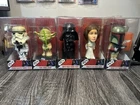 Funko Wacky Wobbler Star Wars Lot of 5 Darth Vadar Yoda Boba Fett Leía NIB