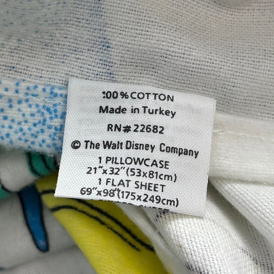 复古迪士尼小美人鱼扁平贴合双床单套装织物爱丽儿 — 第 4/4 张图片