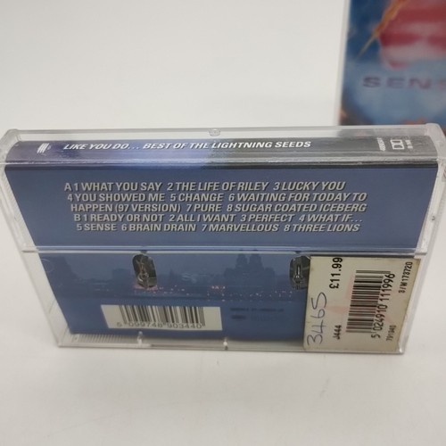 Lightning Seeds Vtg Cassette Tape Sense Dizzy Heights Like You Do Best Of 90s - Picture 3 of 13