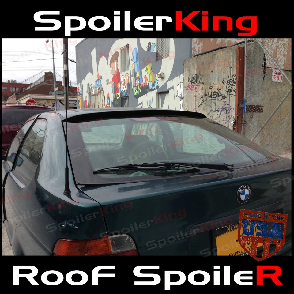 Rear Roof Spoiler Window Wing 284R Fits: BMW e36/5 316i 318ti 323ti 3dr H/B — 第 4/4 张图片
