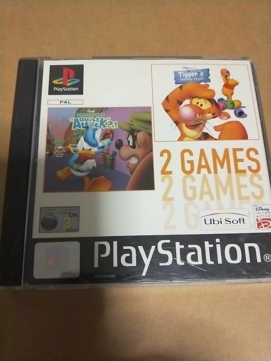 Donald Duck Quack Winnie Tiggers Honey Hunt Ps1 Pal