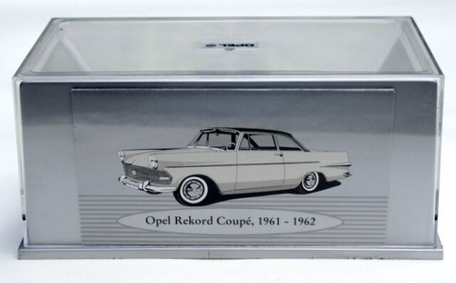Opel Rekord P2 Coupé Bj. 1960-1963, Chamonix-Weiß, Schuco-Modell Im CON 1:43 - Imagen 5 de 7