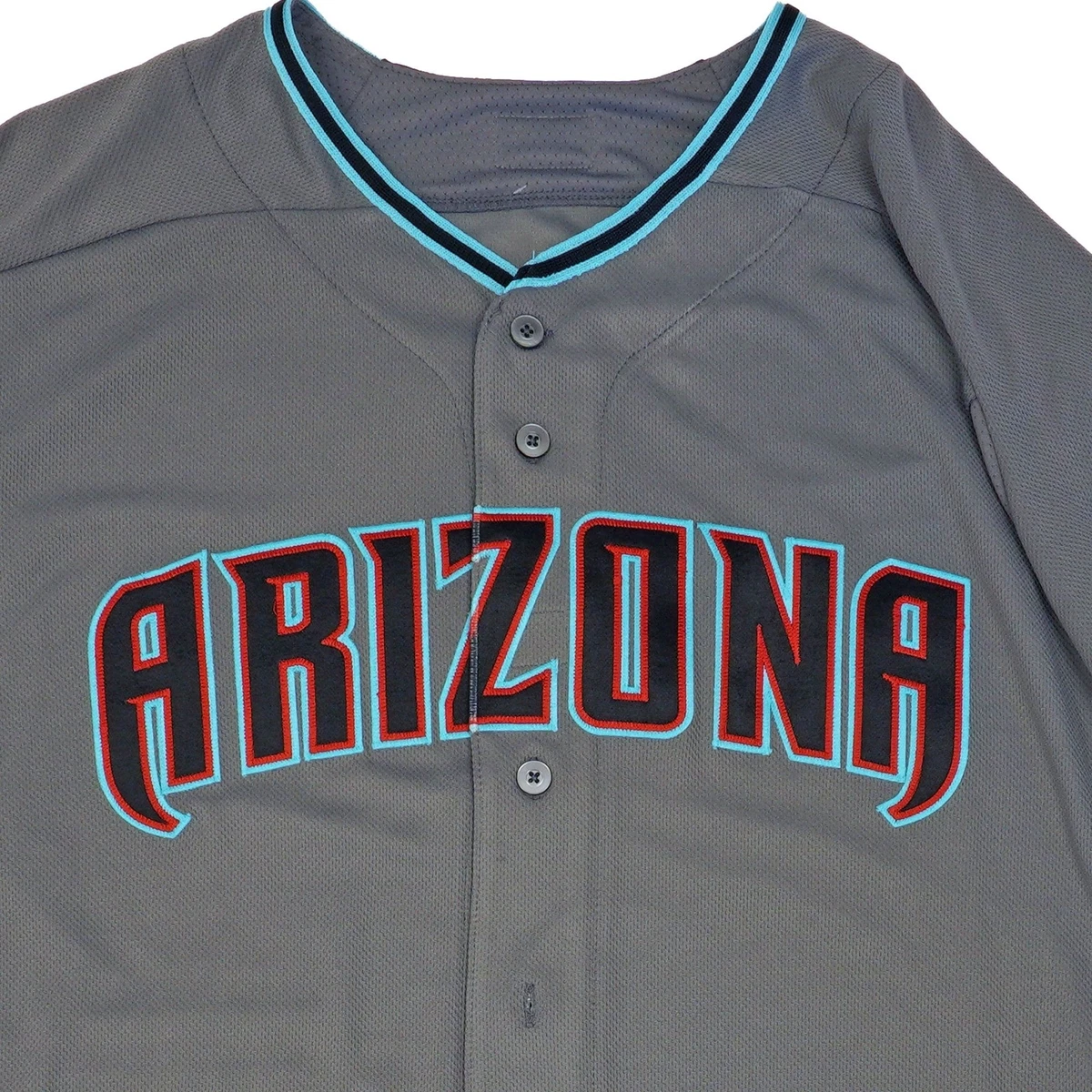 Men's Nike Gray/Black Arizona Diamondbacks Game Authentic