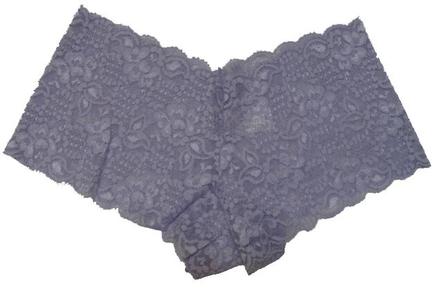 Pantalones cortos elásticos de encaje para niño ropa interior descarada bragas púrpura 2637 talla grande 1X/2X Foto 4 de 4