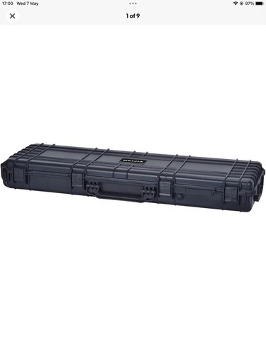 MEIJIA Portable Waterproof All Weather Hard Rifle Case