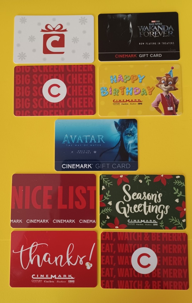 Cinemark eGift Gift Card Gallery - serwer2311392.home.pl