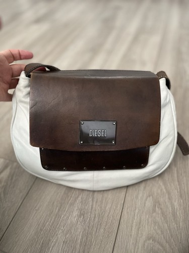 DIESEL body bag Ivory/Brown Crossbody - Picture 2 of 17