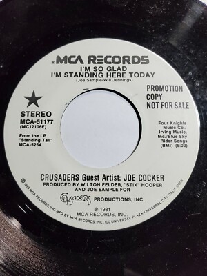 Crusaders - I'M So Glad I'M Standing Here Today - PROMO VG+ F80