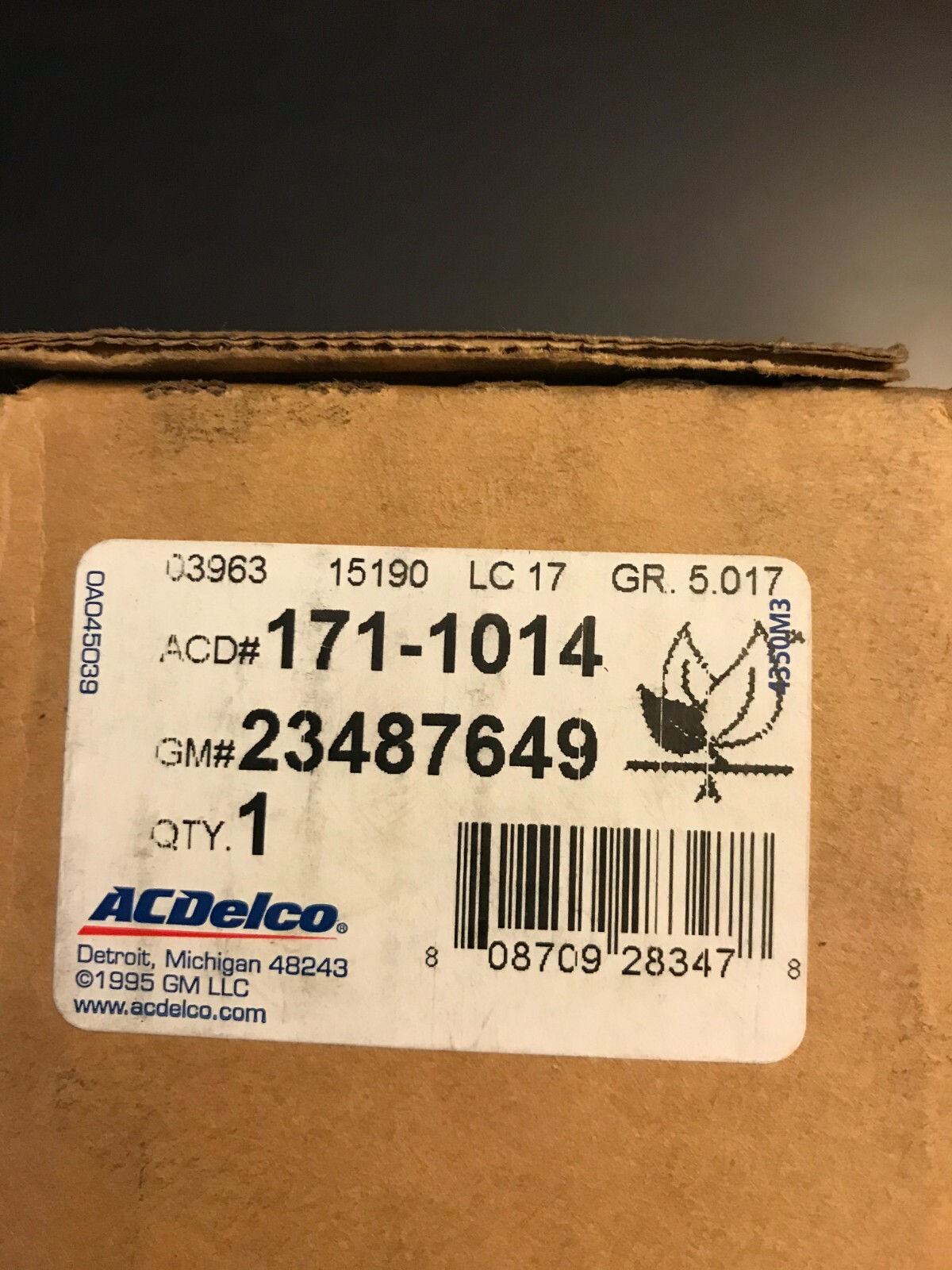 Disc Brake Pad Set ACDelco GM Original Equipment fits 17-20 