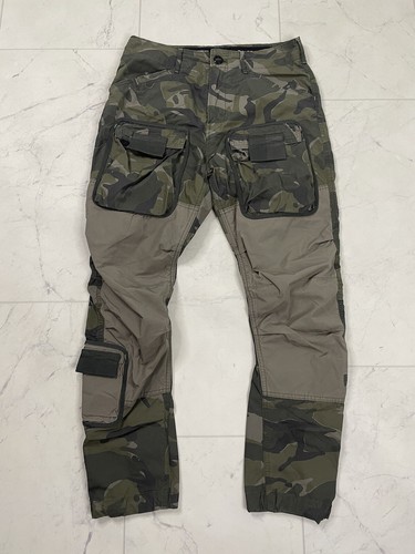 G STAR RAW MENS 3D REGULAR TAPERED CAMO CARGO PANTS SIZE 30/32 SOLD OUT
