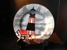 Salad Plate By The Sea # 3 Handpaint by SAKURA 