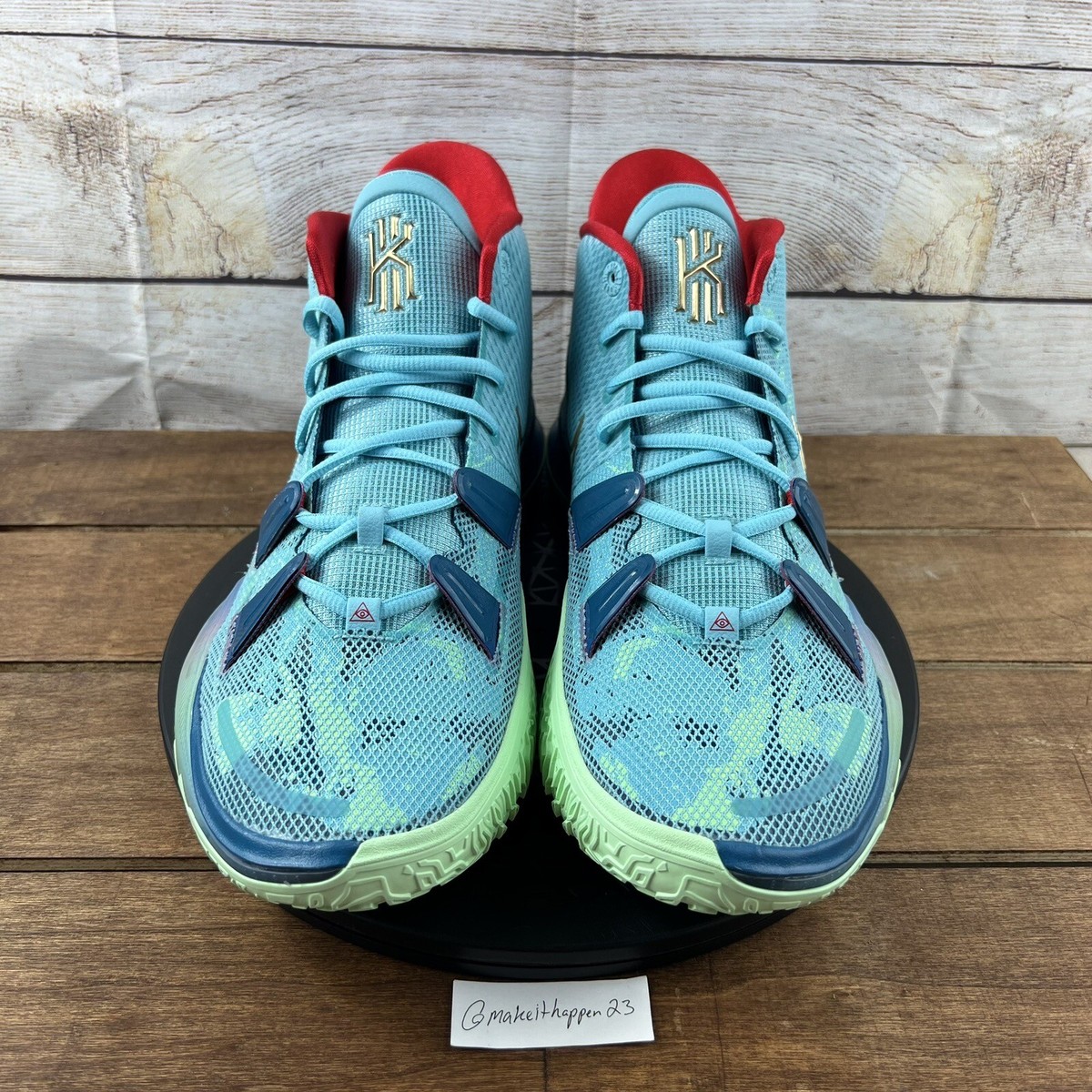 Nike Kyrie7 青　25.5 Nike Kyrie 7 TB Promo “Rapid Teal” Men's Size 16 Basketball