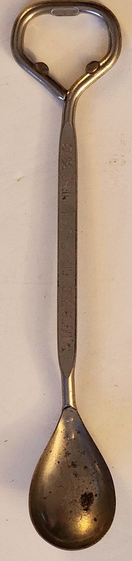 RARE Vintage Badger Beer Depot Cocktail Spoon Cap Lifter, Type F-2