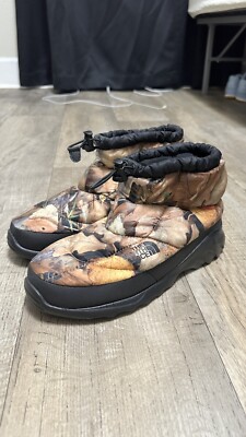 SUPREME THE NORTH FACE NUPTSE BOOTIE LEAVES Sz 8 FW 2016 | eBay