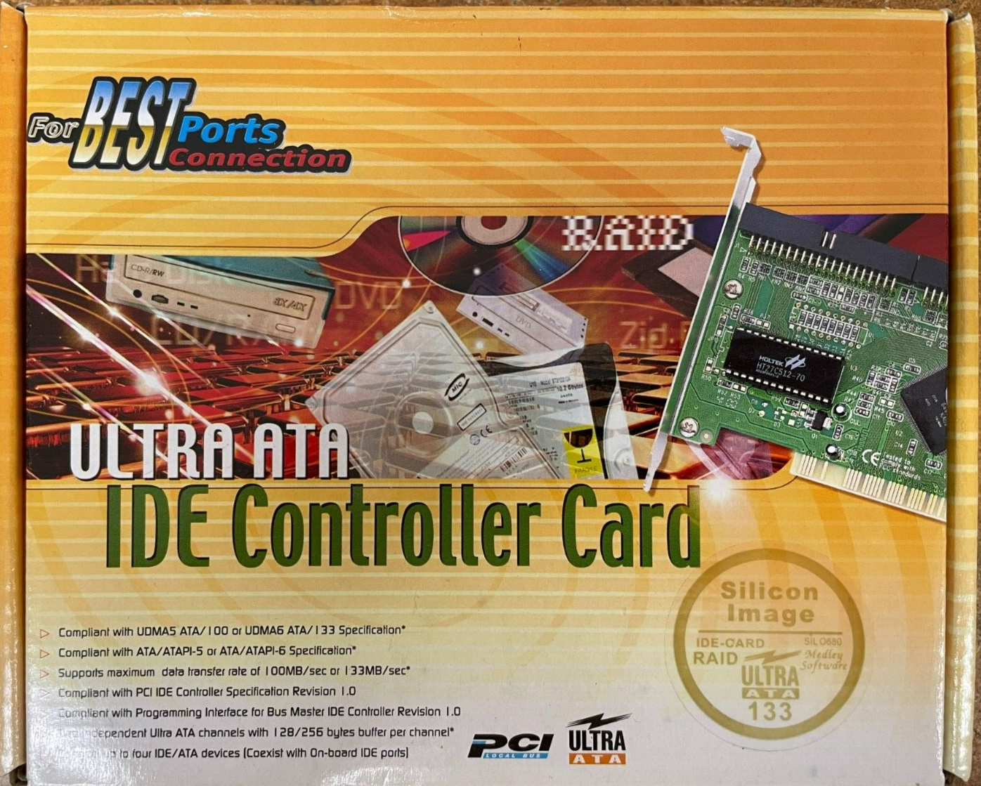 KOUTECH - PIR133 - PCI IDE Controller Card 652795961334 | eBay