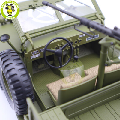 Modellino Auto BEEP WC51 1:18, Pressofuso, Militare Verde, Per Collezionisti Adulti - Foto 2