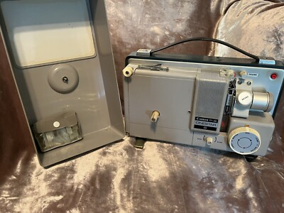 VINTAGE Canon P-8 CINESTAR S Dual 8 Varispeed Film Movie Projector SEE WORKS!