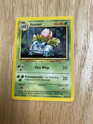 IVY&HEAVYDUTY'sSTORE　山ポケ　ヴィンテージ 1999 Pokemon WOTC Ivysaur 1st Edition Base Set Shadowless #30 PSA