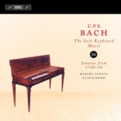 C.P.E. BACH/SPANYI: SOLO KEYBOARD MUSIC 24 - CD