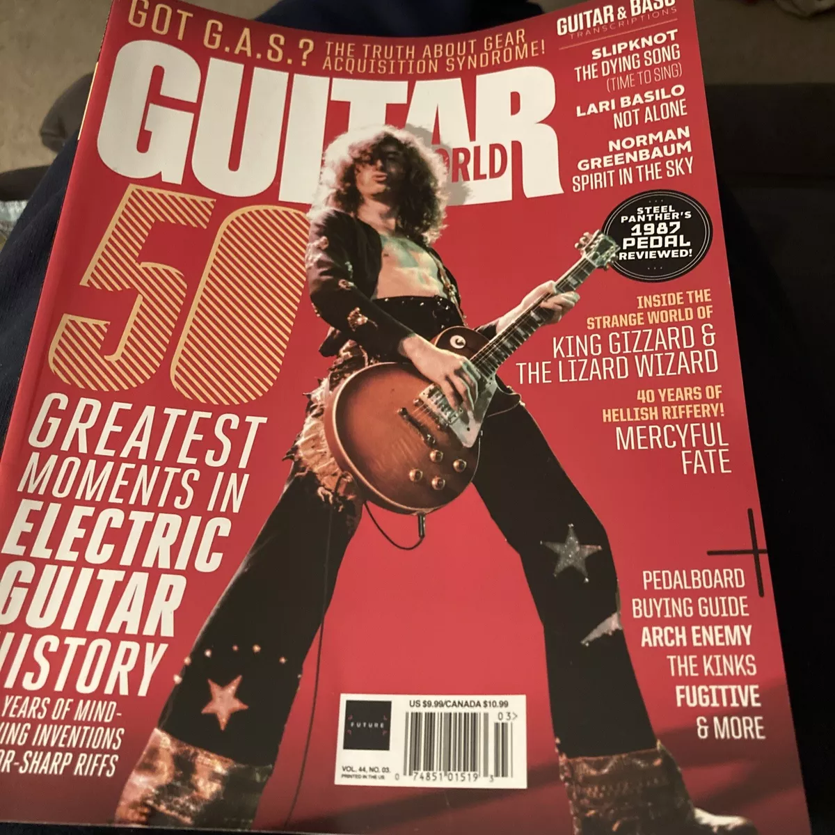 Guitar World Magazine March 2023 50 Greatest Moments