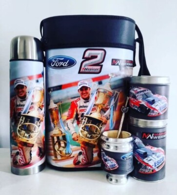 MARIANO WERNER - SET w/BAG Mate + Bombilla + Sugar bowl + Yerbera + Thermos