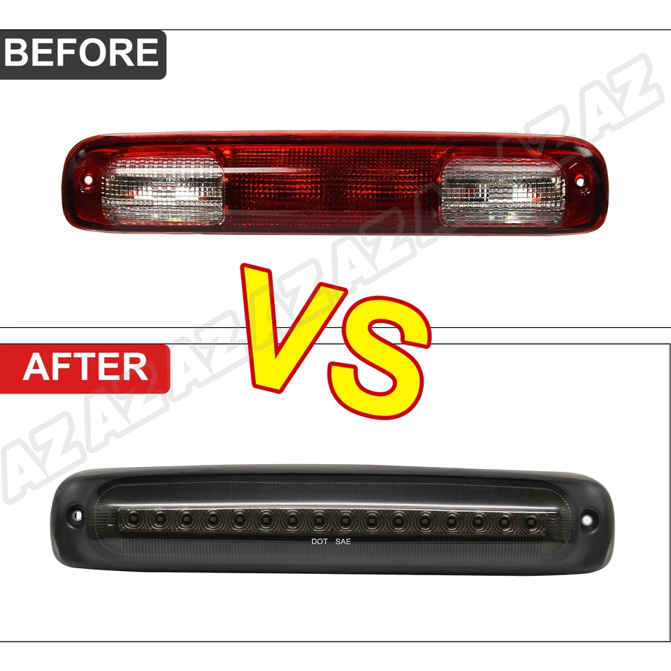 Luz de freno trasera LED 3RD de carga apta para Chevy Silverado Sierra 1500 2500 1999-07 Foto 4 de 4