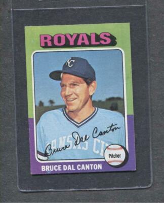 1975 Topps Mini #472 Bruce Dal Canton (Royals)  Ex  