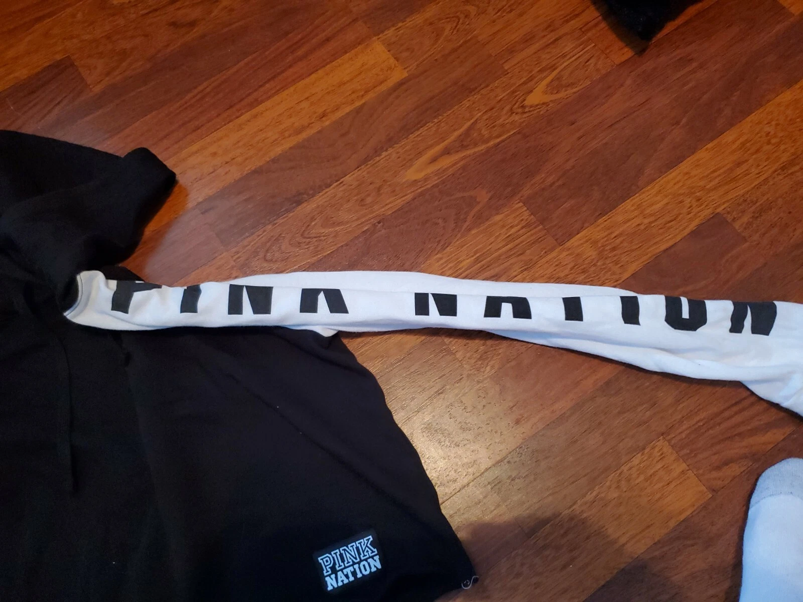 UNDERCOVER Felpa con cappuccio maglione Victoria's Secret rosa donna taglia S