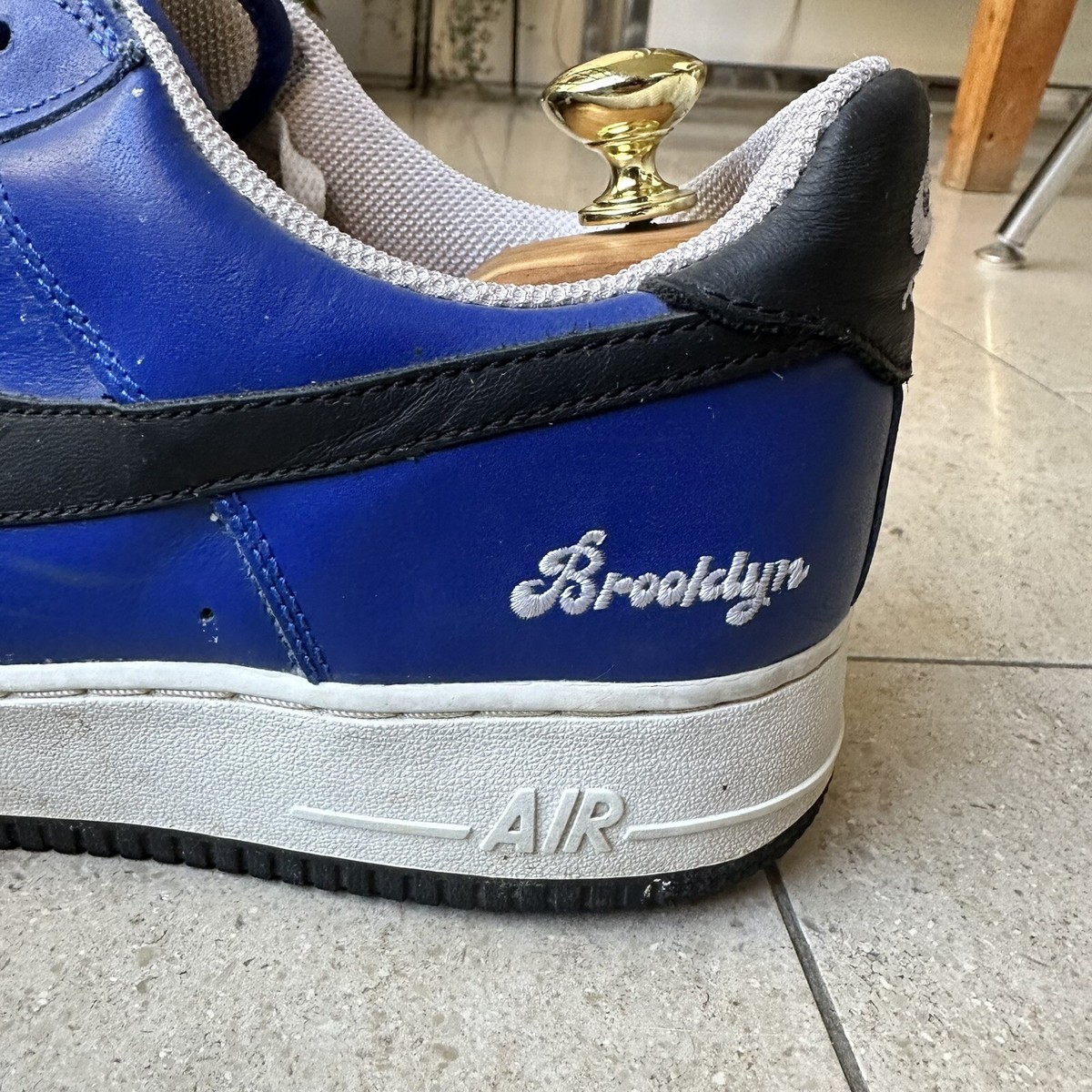 2004 Nike Air Force 1 Brooklyn, Sport Royal, Size 12: 306353-401 N 