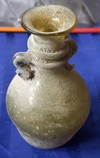 Vetro vintage vasetto colore verde