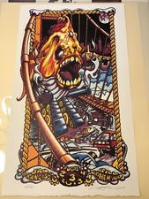 Phish Poster San Francisco 13 AJ Masthay Bill Graham Welker Pollock Dead Company