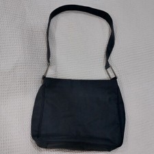 Vintage Dolce & Gabbana Women's Black Shoulder Bag Nylon Size Small