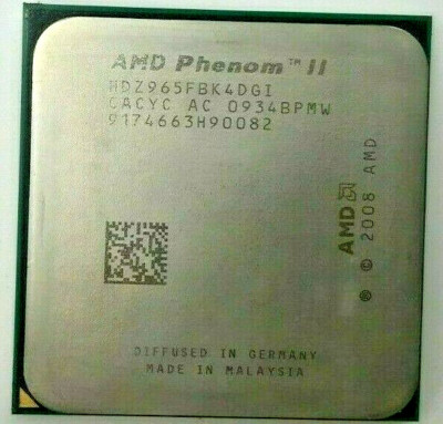 AMD Phenom II X4 965 HDZ965FBK4DGI - 4x 3.40GHz - Socket AM3 #200
