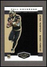 2021 Chronicles Draft Picks Plates and Patches Full Coverage Jamie Newman PATCH