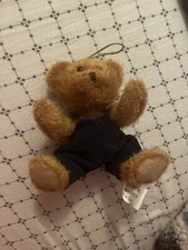 HugFun Bear  Christmas Ornament Mini Plush 5"