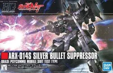 #225 1/144 HGUC Gundam NT ARX-014S Silver Bullet Suppressor Model Kit Bandai