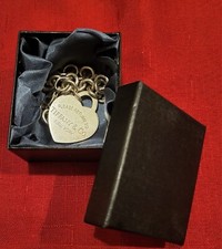 Please Return Tiffany & Co. Silver Heart Tag Chain Link Bracelet