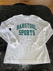 NWT Barstool Sports White Cotton Long Sleeve T-shirt Men's Medium
