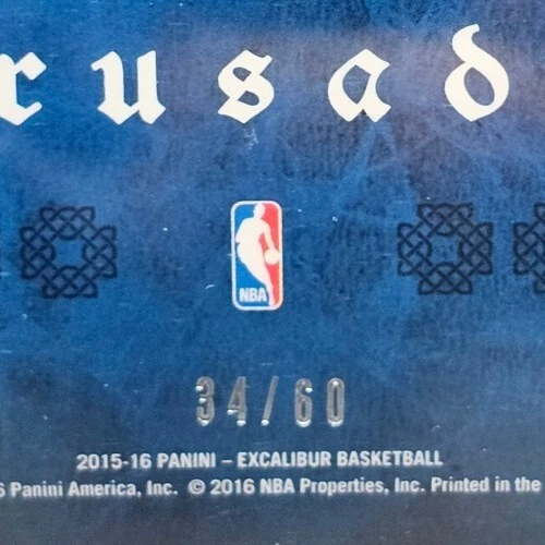 KARL ANTHONY CITIES 15-16 EXCALIBUR CRUSADE PÚRPURA PRIZM ROOKIE RC 34/60 BGS 9,5 Foto 2 de 4