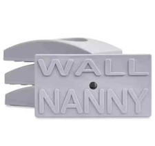 Wall Nanny Baby Gate Wall Protectors 4 Pack Gray