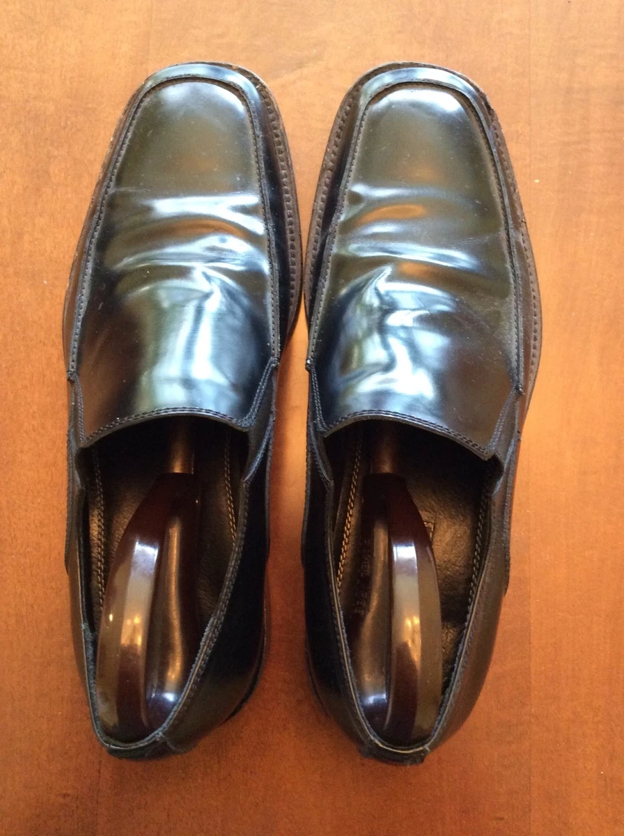 Aston Grey marque DSW noir cuir homme enfiler chaussures 9 5M