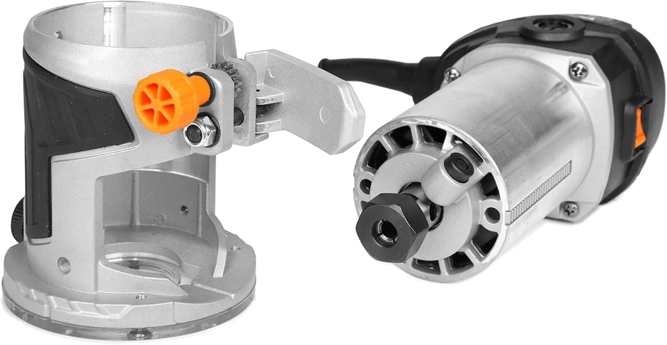 Router de recorte laminado de velocidad variable de 1/4 pulgada portátil WEN 6 amperios para carpintería Foto 3 de 4