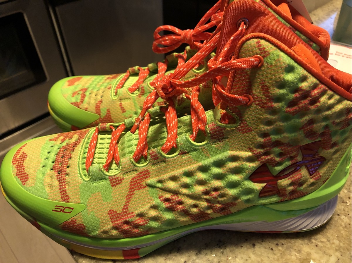 28cm Under Armour curry1 バスケットボールシューズ NEW! Under Armour Curry 1 Retro Sour Patch Basketball Shoes