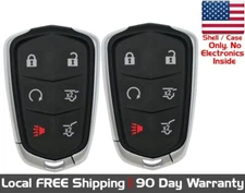 2x New Replacement Key Fob SHELL / CASE for Select Cadillac Vehicles