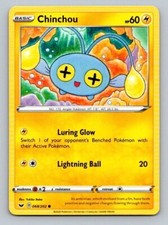 2020 Pokemon Card Sword & Shield Chinchou 68/202