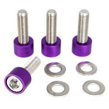 Front Strut Brace Fasteners for '20+ Supra MKV GR A90, Stainless/Billet
